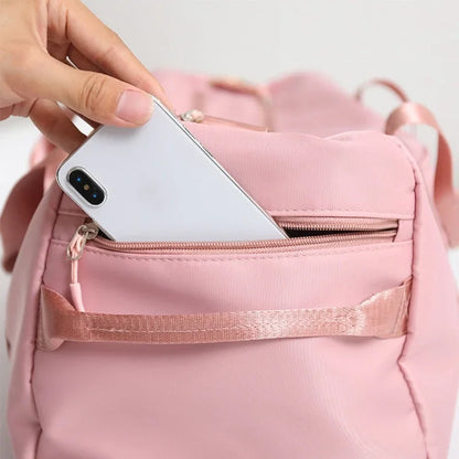 Women's Duffel Bag with Shoe Compartment