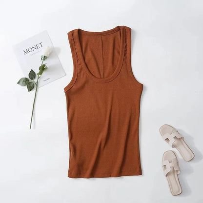 The Godard Brutalist Ribbed Tank: Slim Silhouette