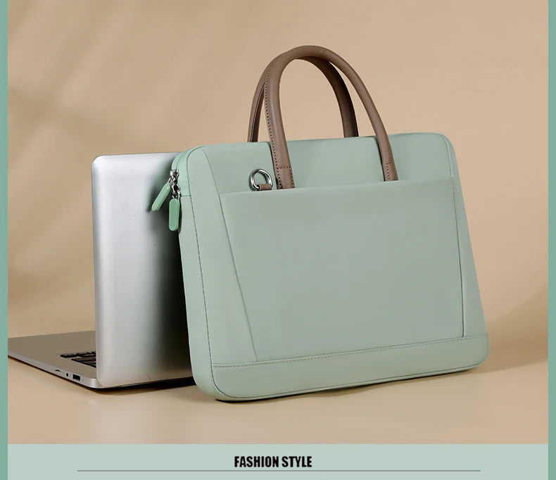 The Essentialist Commute: Laptop Sleeve & Briefcase Tote
