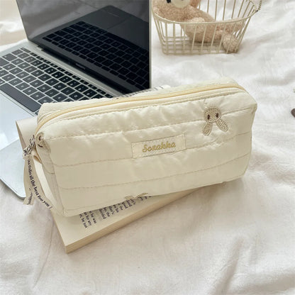 Quilted Cosmetic Bag