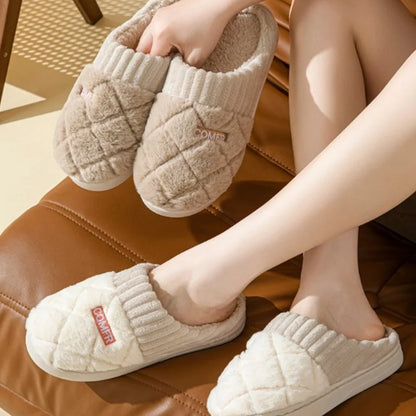 Women's Cloud-Comfort Plush Home Slippers