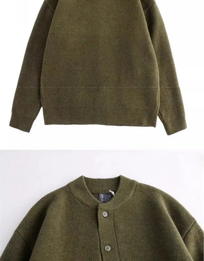 Men's Knitted Cardigan Jacket