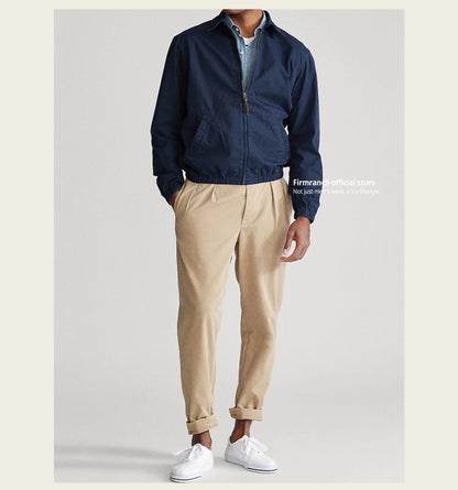 British Vintage Classic Harrington Jacket – The Smart Layer for Unpredictable Weather