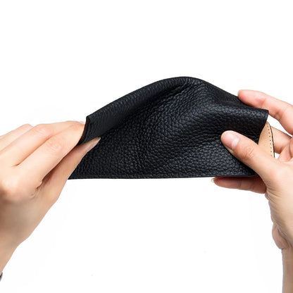 Elevate Your Essentials: The Ultra-Slim Grain Leather Sunglasses Sleeve