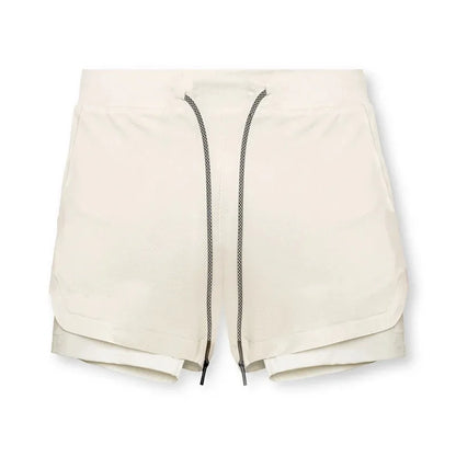 Men's 2-in-1 Performance Fitness Shorts