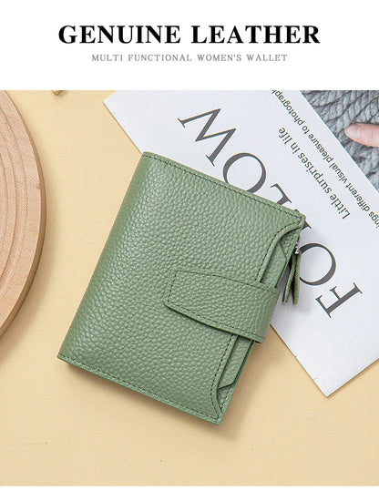 Women's Existentialist Compact RFID Wallet  | Top Grain Leather
