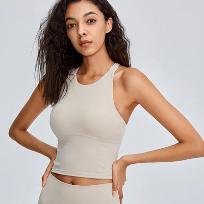 Sculpt & Flow: The Zenith Cross-Back Sports Tank