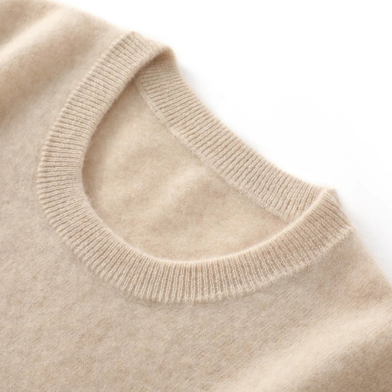Men's 100% Merino Wool Crew Neck Sweater