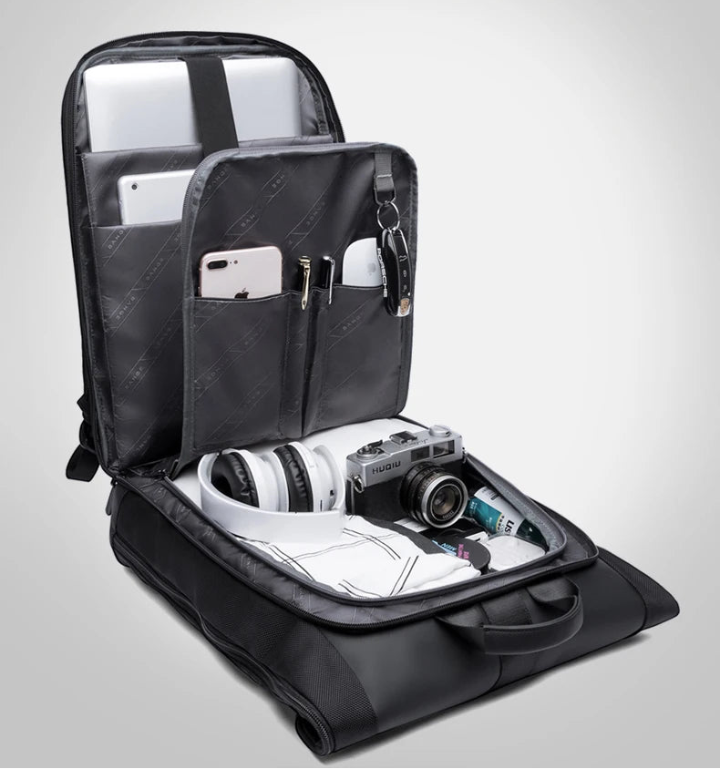 Bange Anti-Theft Urban Backpack 15.6” — Waterproof Softback with Belted Lock Detail