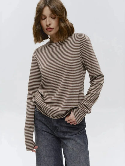 Effortless Chic: The Ultimate Monday-to-Sunday Striped Long Sleeve