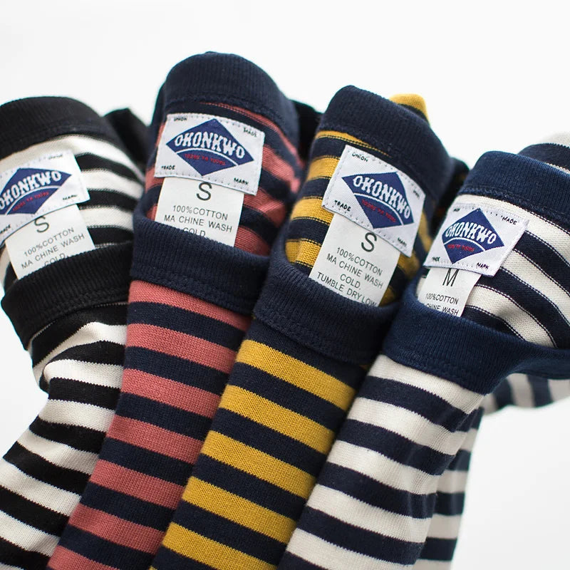 The Mariner Heavyweight Men's Authentic Nautical Sailor Stripe T-Shirt