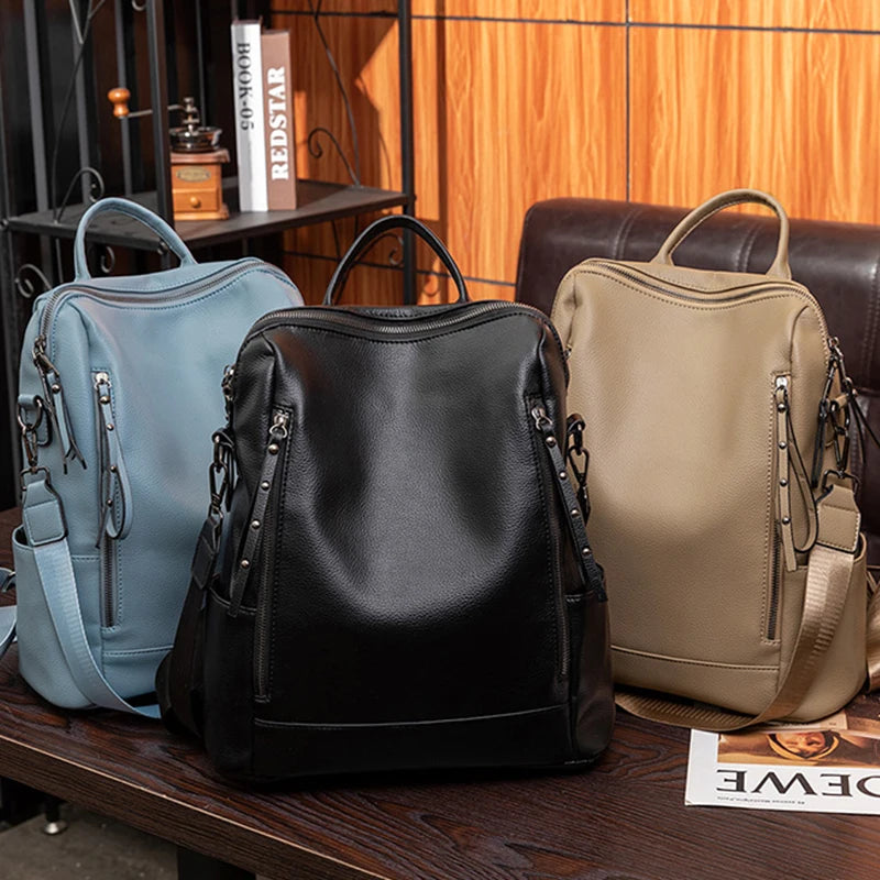 Women's Genuine Leather Backpack