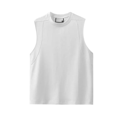 DUKEEN 250G Heavyweight Modal Cool-Touch Gym Tank Top | Men's Architectural Sleeveless Vest