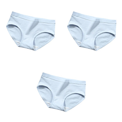The Bauhaus Rhythm Set | Minimalist Mid-Rise Women's Cotton Briefs (3-Pack)