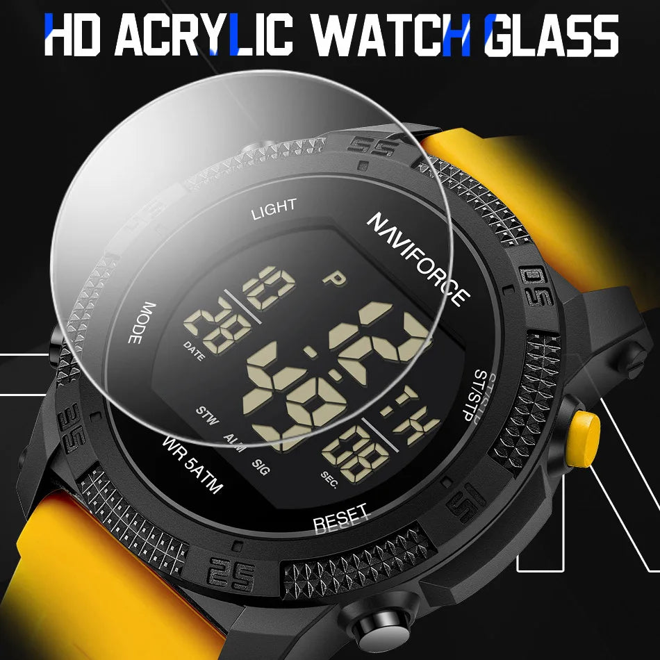The Navigator Digital Sports Watch - Engineered for the Urban Explorer NAVIFORCE NF7104