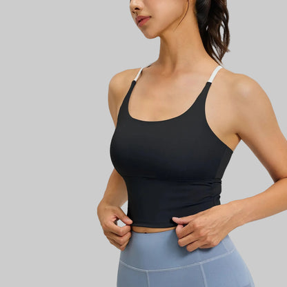 The Sculpt & Flow Longline Sports Bra