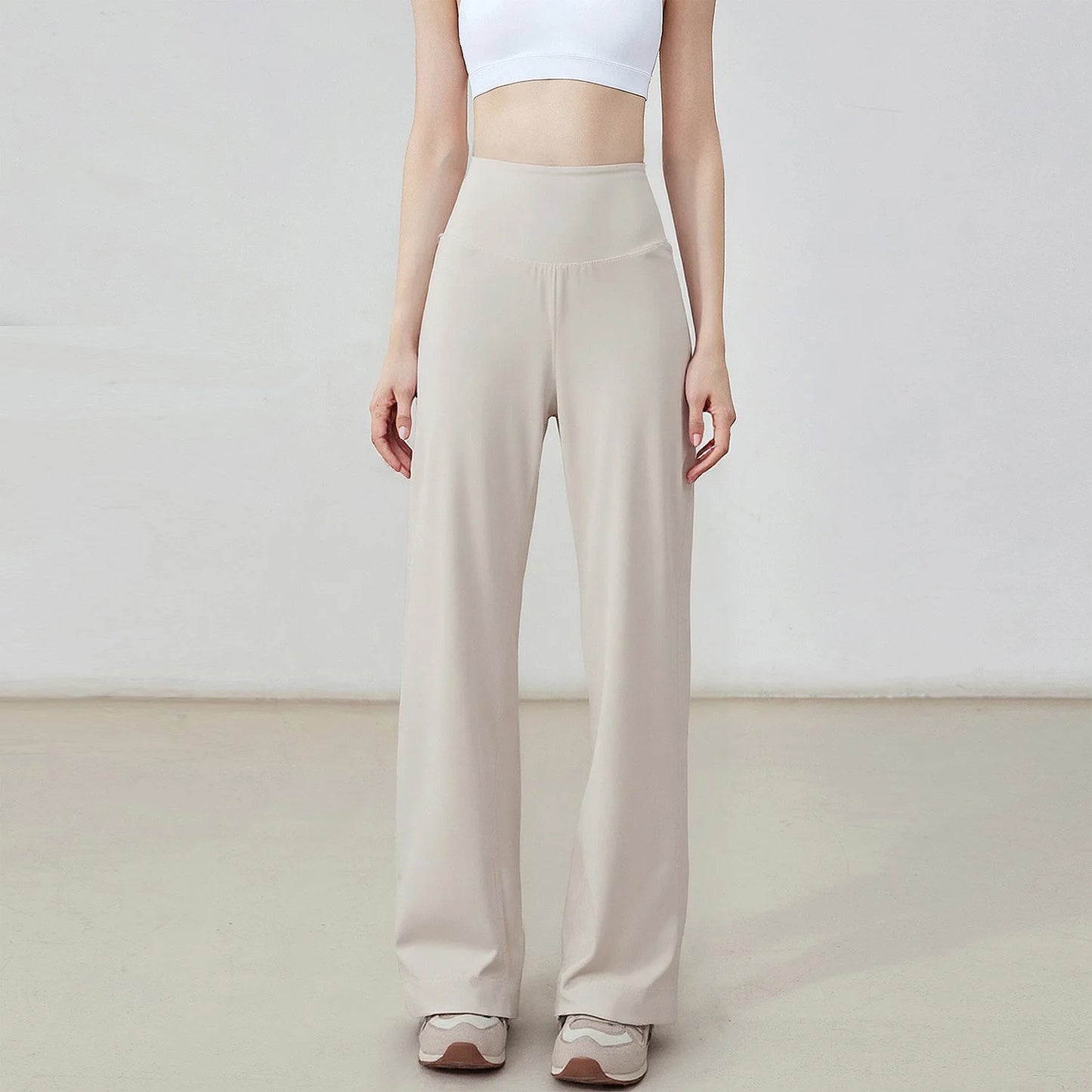 Women's High-Waist Yoga Pilates Workout Pants | Stretch Knit Yoga & Leisure Pants