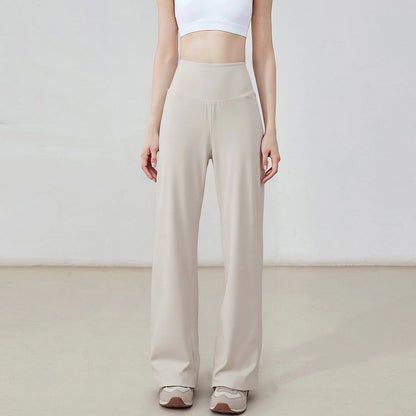 Women's High-Waist Yoga Pilates Workout Pants | Stretch Knit Yoga & Leisure Pants