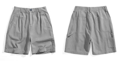 Men’s Cotton Herringbone Utility Short