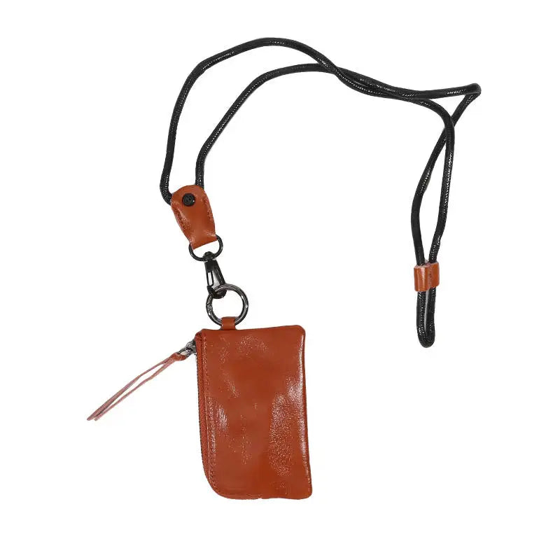 Unisex Genuine Leather Coin Purse