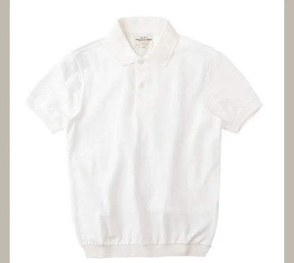 Men’s American Retro Cotton Polo Shirt