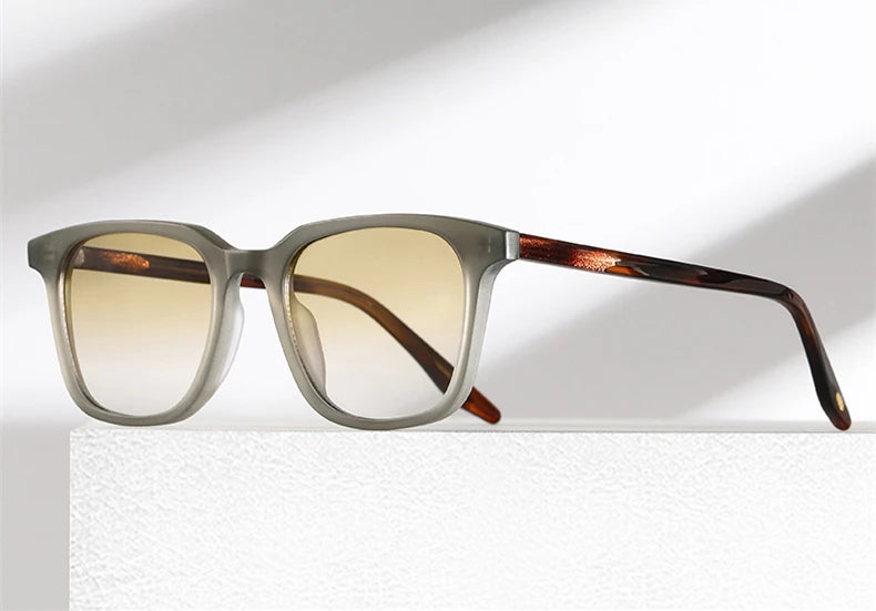 Monolith Square: Sculpted Acetate & Gradient Lenses