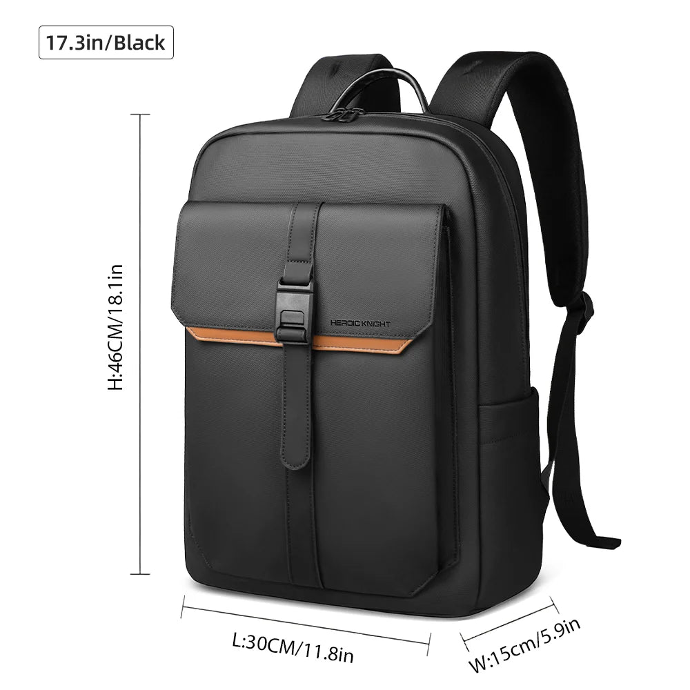 The Modern Commuter: HEROIC KNIGHT Flap Laptop Backpack