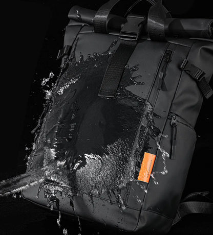 The Maverick Roll-Top Travel Laptop Rucksack | Urban Commuter, Outdoor, Camping Explorer, School  Backpack