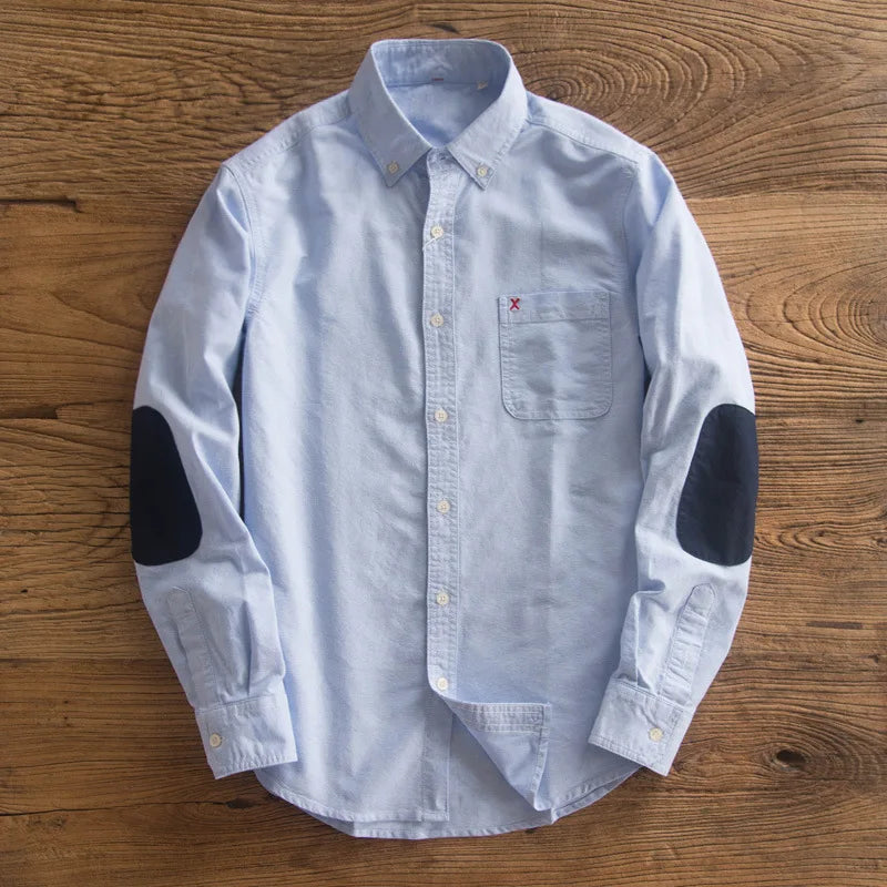 Men's Japanese Retro Oxford Shirt