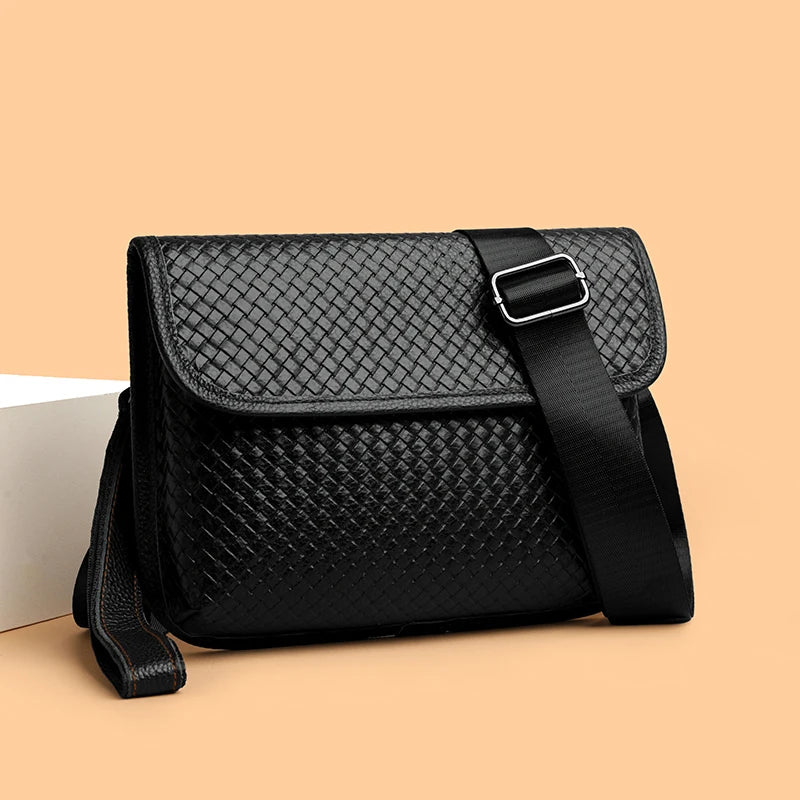 Men's Genuine Leather Cross Body Bag