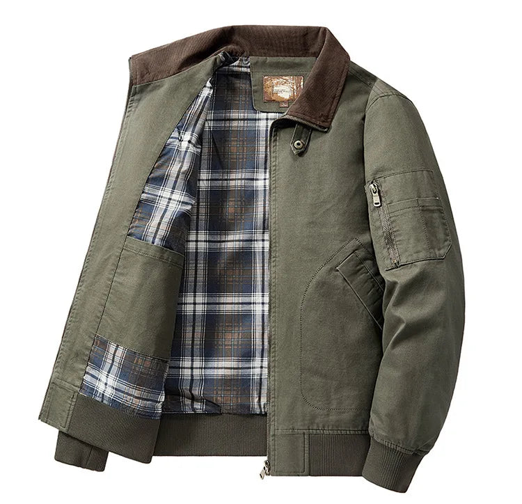 The Ultimate Everyday Utility: 100% Pure Cotton Pilot Jacket