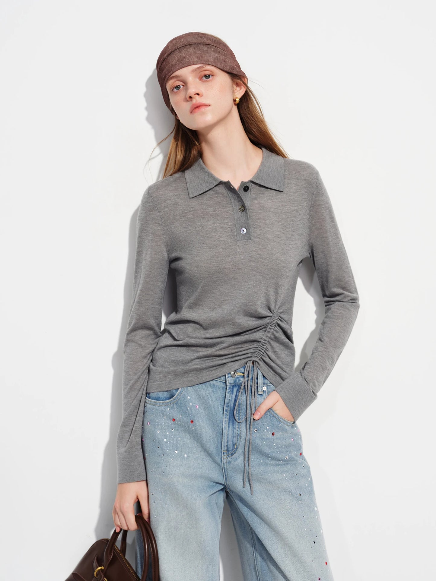 The Effortless Elegance Knit Polo: Your 9-to-9 Style Solution