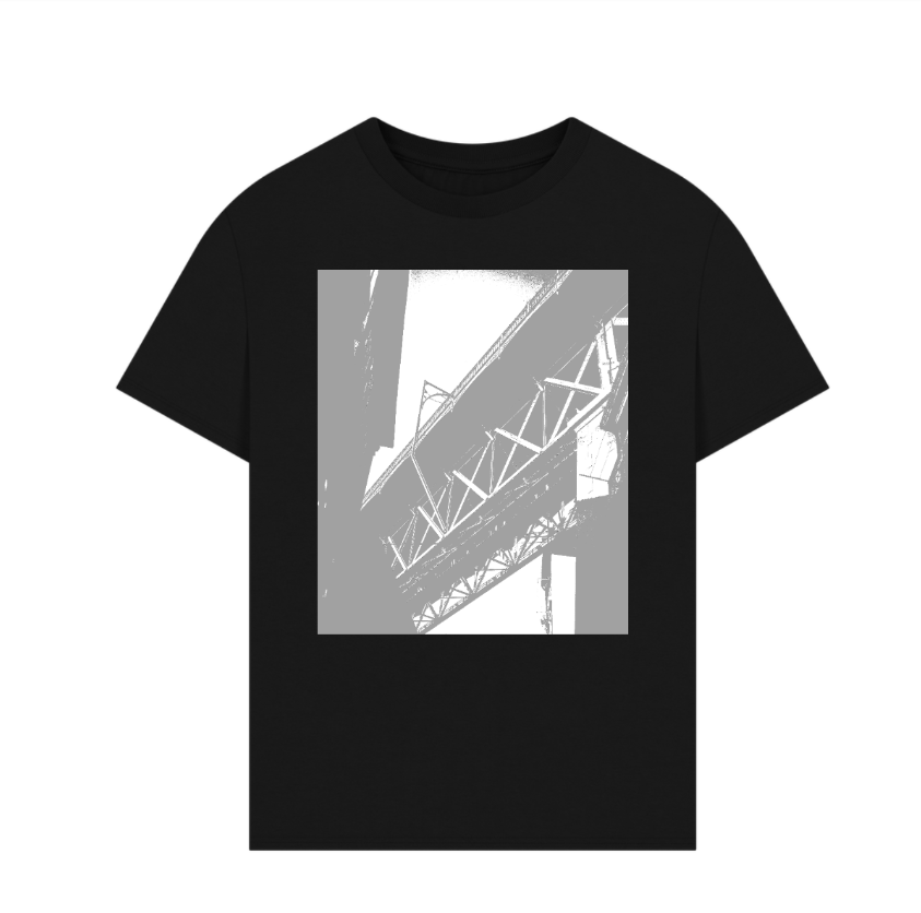 Men's Oversized  Bridge T-Shirt in Organic Cotton