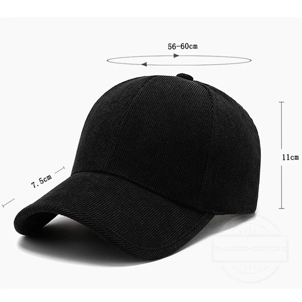 The Corduroy Cap | Trendy Winter Baseball Hats for Men & Women