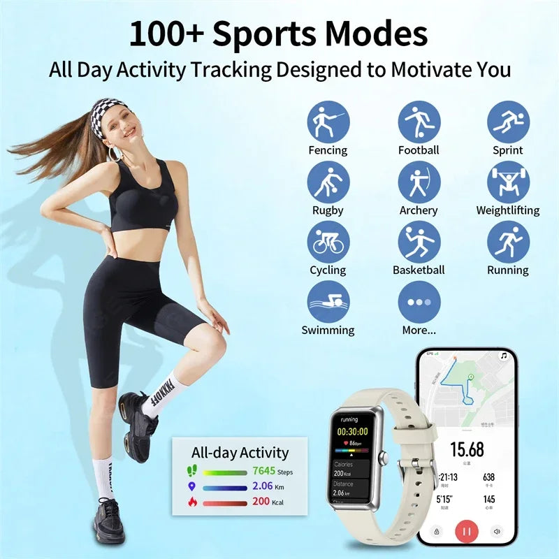 LIGE Horizon Women's Smart Watch & Fitness Tracker