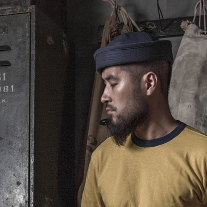 The Sea Dog's Crown: Authentic Vintage Men's US Navy-Style Sailor Cap