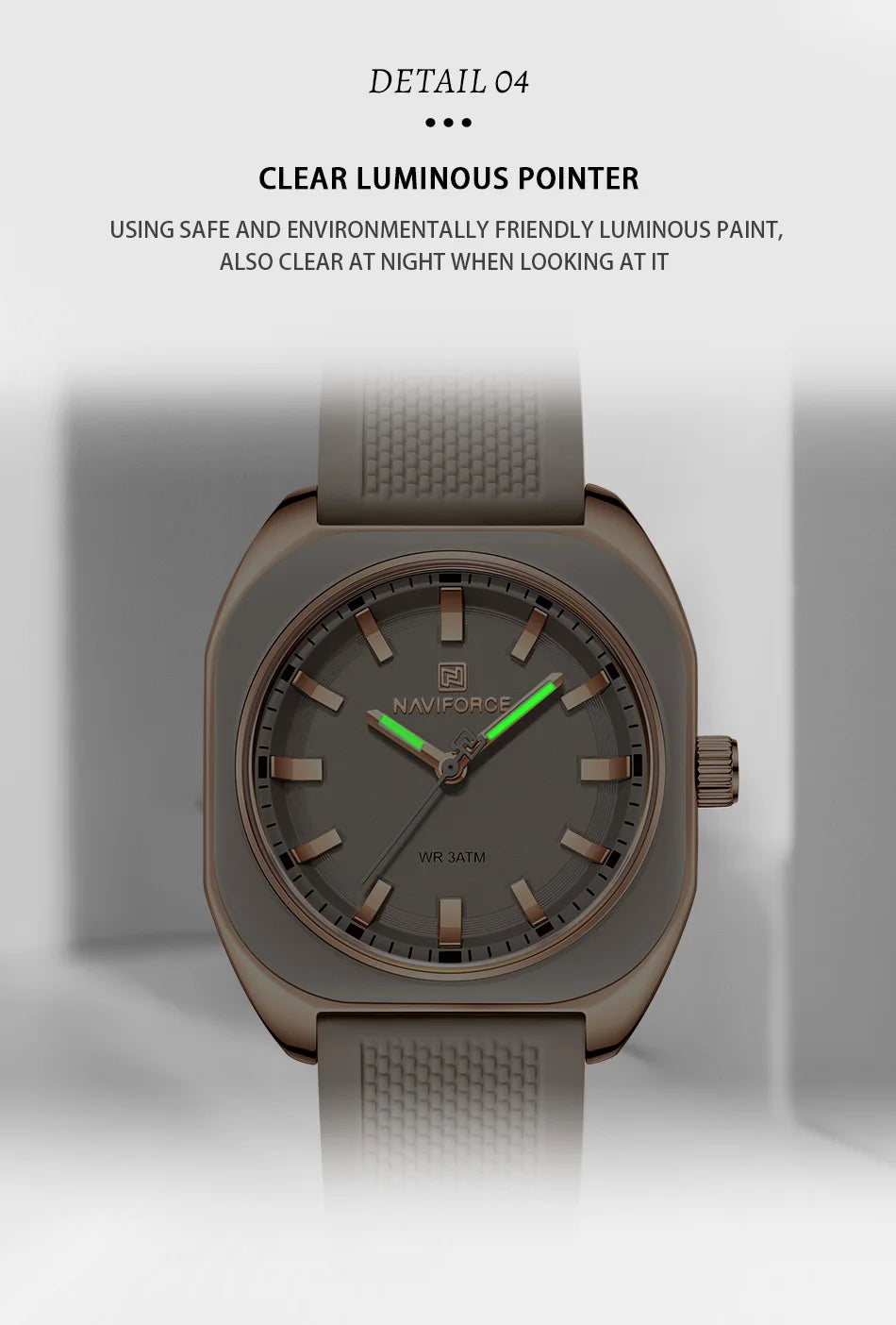 The Naviforce Polygon Women's Watch: Sculpted Simplicity for the Modern Wardrobe