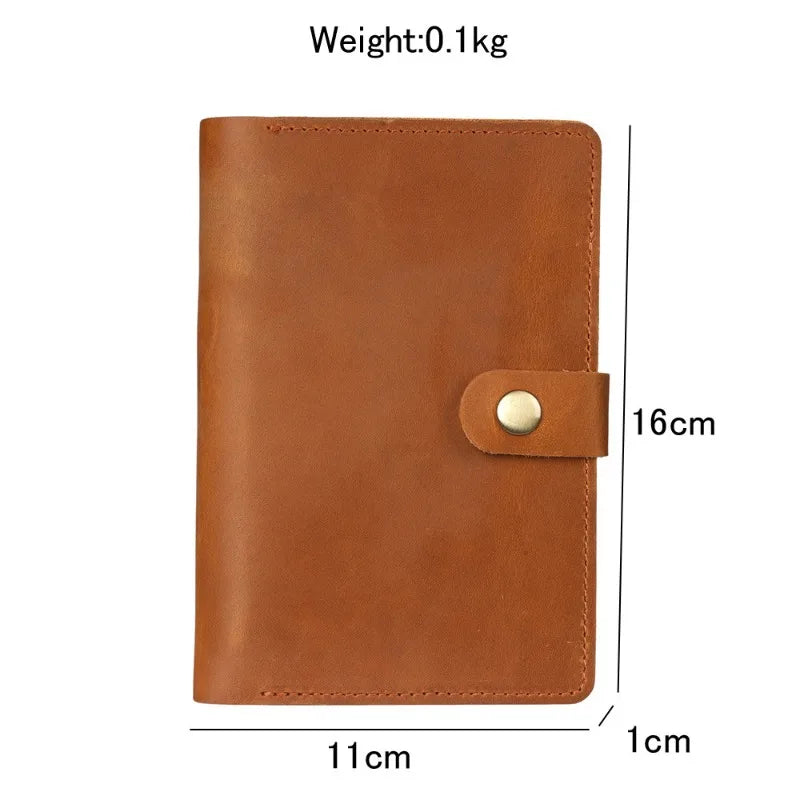 The Nomad’s Daily Anchor | Genuine Leather Pocket Journal Cover