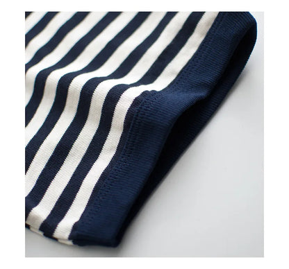 The Mariner Heavyweight Men's Authentic Nautical Sailor Stripe T-Shirt