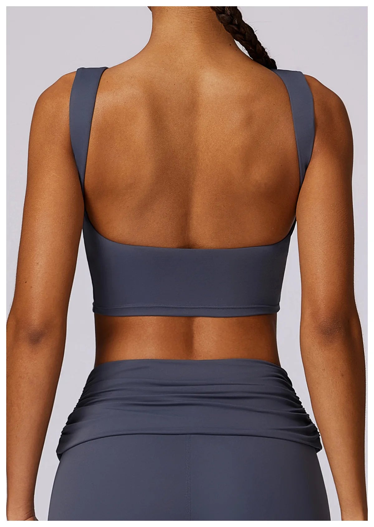 Women's Yoga & Gym Sport Vest | Seamless Knit Crop Top