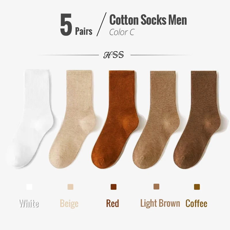 Originals 5/10 Pairs 95% Combed Cotton Socks