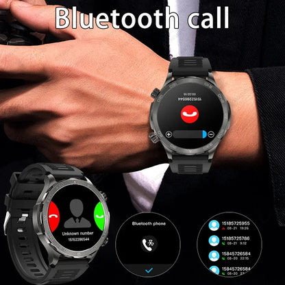Men's GPS Sports Smartwatch: 1.53" HD Screen, Bluetooth Calling, Compass, & NFC Access