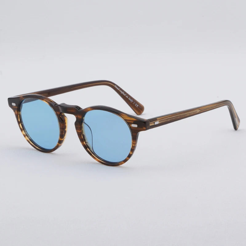 Originals OVAL Handmade Polarized Sunglasses | Man Women Time-less Classic