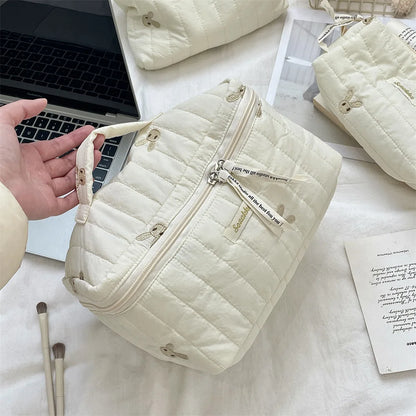 Quilted Cosmetic Bag