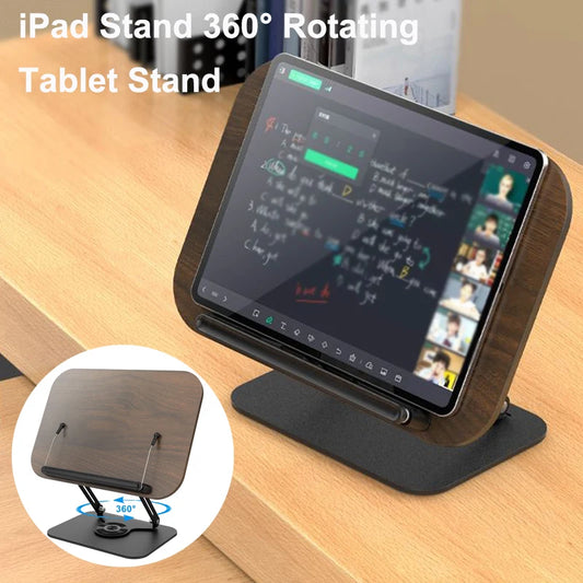 Elevate Your View: The 360° Desktop Curator Book | iPad | Tablet | Laptop Stand