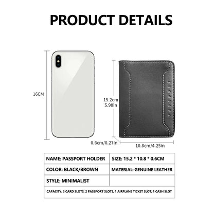 Travel Light, Travel Right: The Ultimate Leather Passport Companion