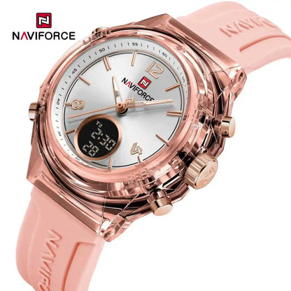The Navigator: Women's Multifunctional Dual-Time Sport-Chic Quartz Movement Wristwatch