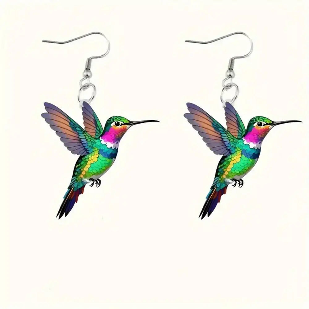 Hummingbird Tassel Earring