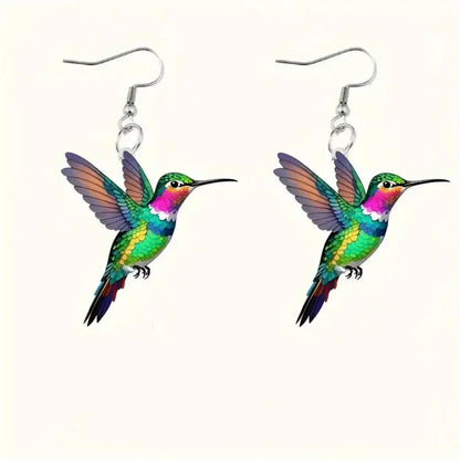 Hummingbird Tassel Earring