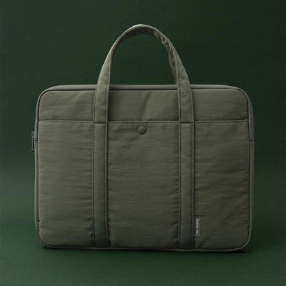The Minimalist's Essential: Sleek Nylon Laptop Briefcase Laptop Bag 13.3 14 15 15.6 Inch